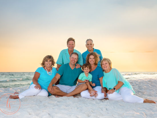 family on beach destin photographer