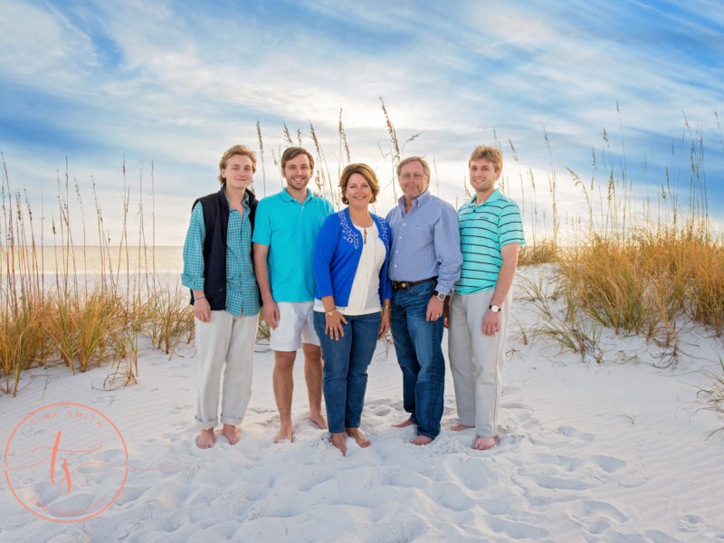 The Graves Family - Beach Portrait Session in Destin, FL - Tina Smith ...