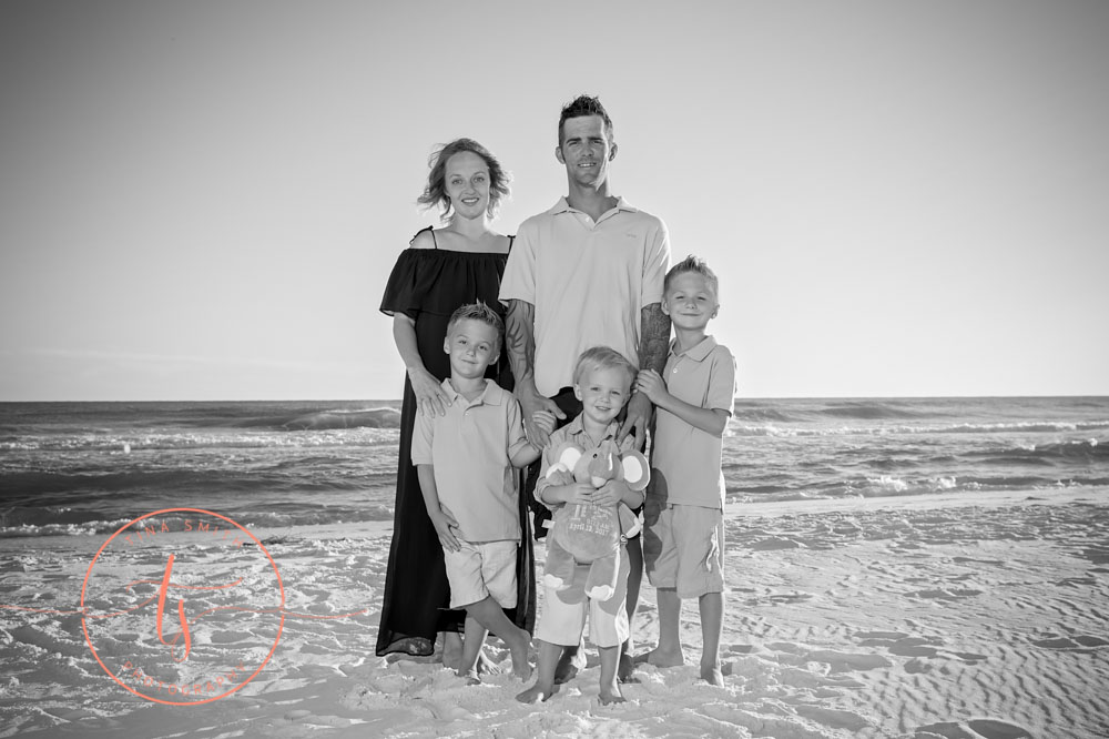 Chaffin - Beach Portrait Session in Destin, FL - Tina Smith Photography