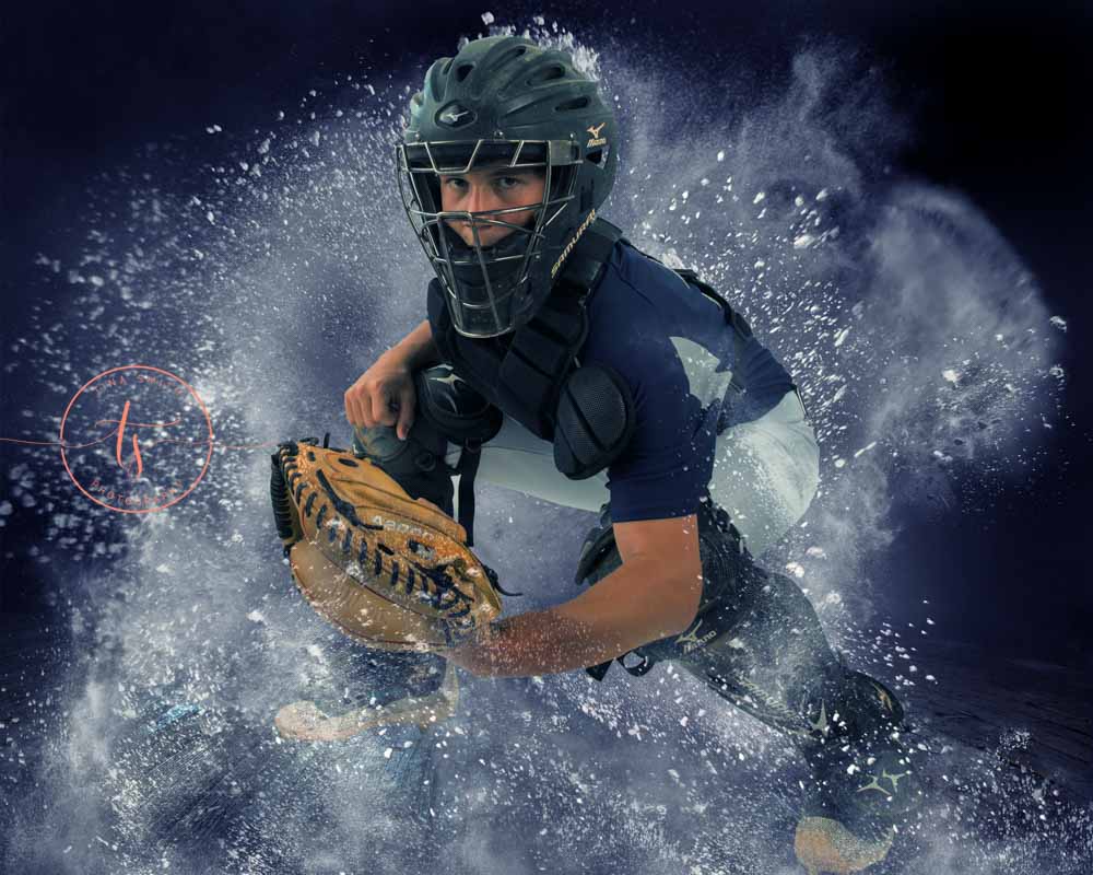 destin photographer sports baseball senior portraits