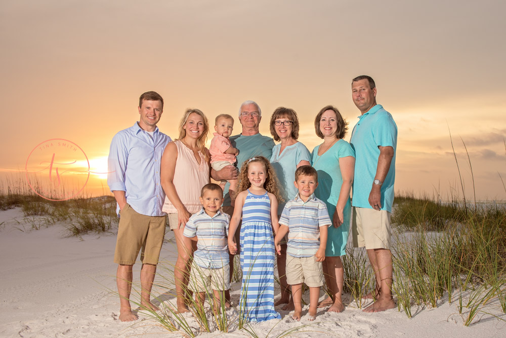 destin sunrise family beach photographer