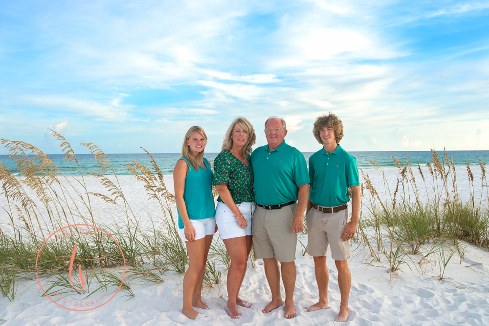destin senior photographer family beach