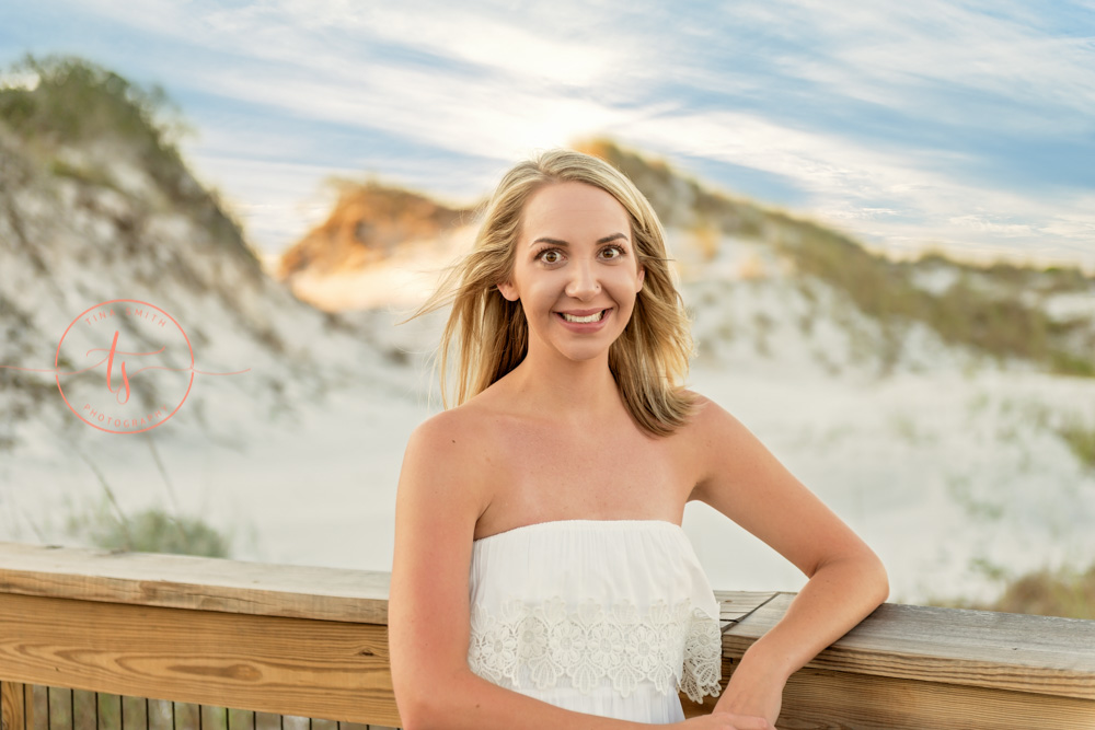 watersound photographer blonde girl on the beach