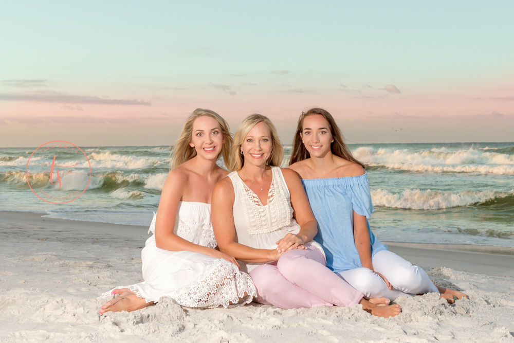 mom and daughters watersound photographer